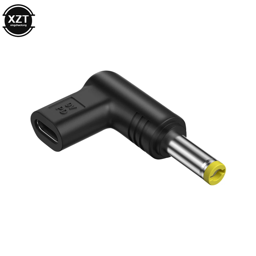 5V 9V 12V USB C Type C PD to DC Power Adapter Universal DC Jack Plug Charging Adapter Converter for Router Tablet