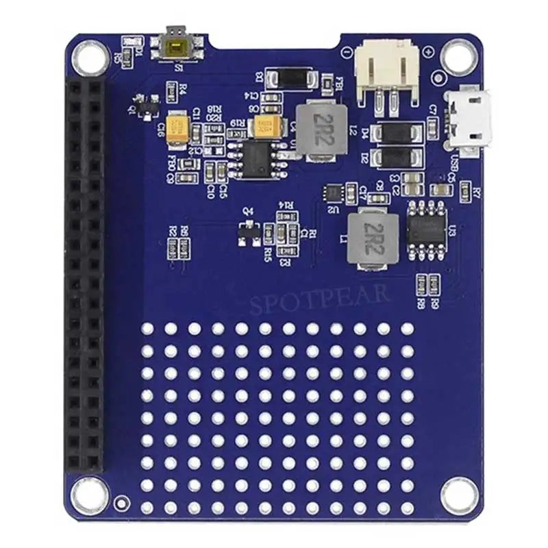 Raspberry Pi 4 / PI5 UPS Uninterruptible Power Supply HAT Lithium Battery Module RPi-UPS-H
