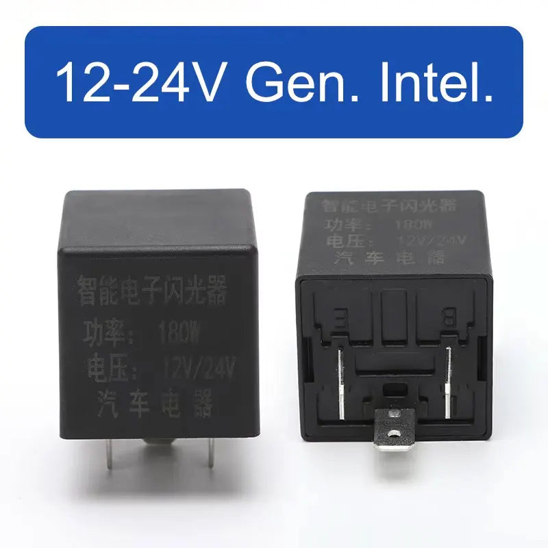 CF13 CF14 JL-02 3-Pin LED Flasher Relay 12V – Turn Signal Hyper Flash Fix for Car & Motorcycle Turn Signal Accessories