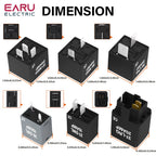 Relay Bypass Switch Kit 9038 Relay Tester Kit Diagnostic Tester Scan Tool & Fuel Pump Relay Bypass Master Kit Replaces 9036 9037