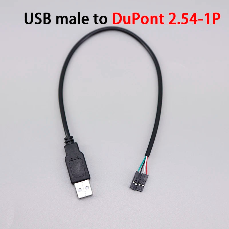 USB Male Female Terminal Data Line To Head JST 1.25/ZH1.5/PH2.0/XH2.54-4Pin Adapter Extension Touch Screen Cord