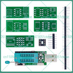 1-5pcs For CH341A V1.7 USB Programmer With 1.8V Level Shifter For W25Q64FW GD25LQ64