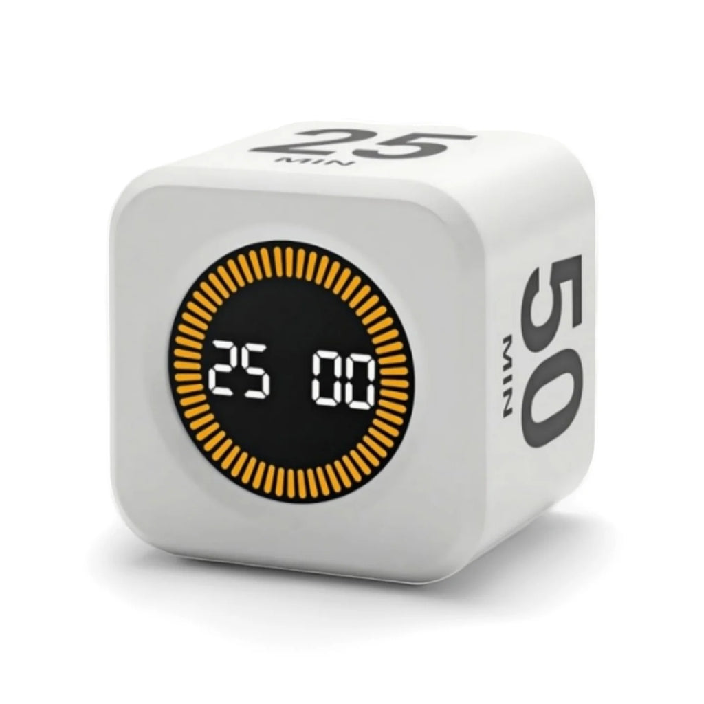 Visual Study Timer for Kids Focus Pomodoro Clock with Gravity Sensor Flip Mute Countdown Tool Homework Exam Time Management Gift