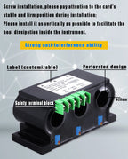 3ph AC Current Transmitter 4-20mA 0-20mA 0-5V 10V RS485 Output 3-phase Current Mutual Sensor Perforated Hall Current Transducer