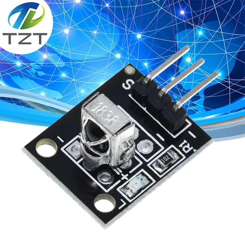 3pin TZT KY-022 TL1838 VS1838B 1838 Universal IR Infrared Sensors Receiver Module for Arduino Diy Starter Kit