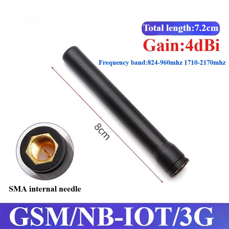 1Pcs 868MHz 915MHz Antenna 3dBi-10dBi SMA Male Head GSM/GPRS/2G/3G Antenna Waterproof Rubber Rod Antenna