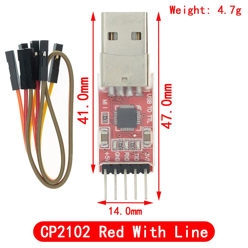 3pcs/lot =1PCS PL2303HX+1PCS CP2102+1PCS CH340G USB TO TTL for arduino PL2303 CP2102 5PIN USB to UART TTL Module