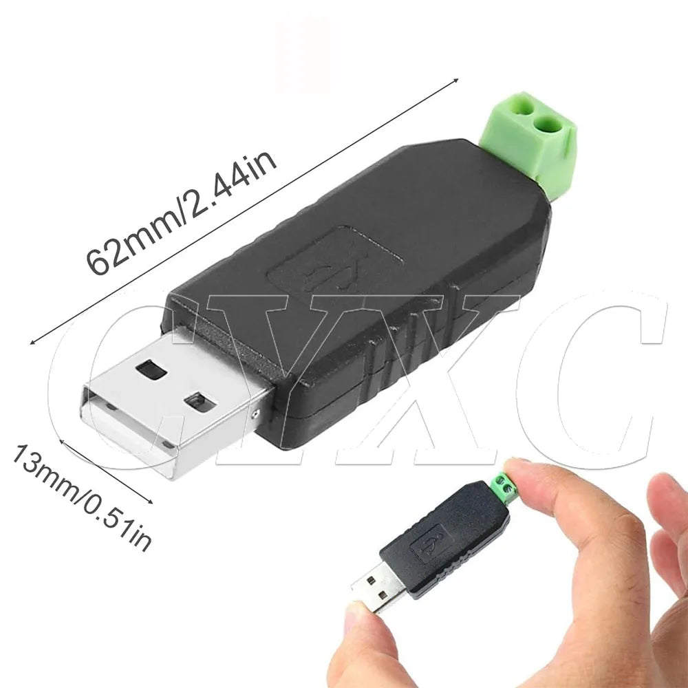 1-10PCS USB to RS485 485 Converter Adapter Support Win7 XP Vista Linux Mac OS WinCE5.0