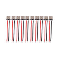 10Pcs Micro USB Type-C 2Pin Horizontal 2P Simple Soldered Female Plug-in Board Quick Charging Connector