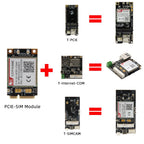 TTGO T-PCIE Development Board SIM7000 2G NB-IOT ESP32 WIFI Bluetooth 4G Wireless Module for 4G Applications SIM7000G