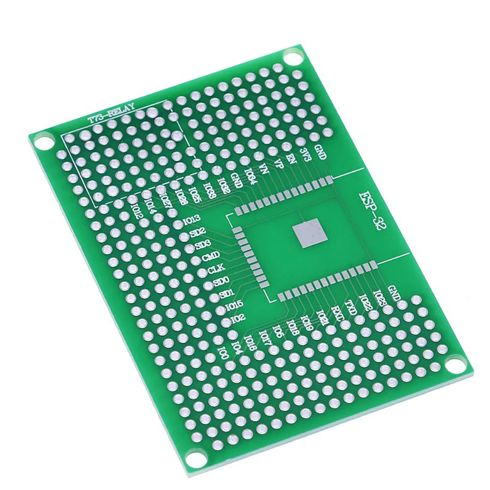2~100Pcs 5X7 Double Sided Tin Plated Breadboard Prototype PCB Board Compatible With Wifi ESP8266 ESP12F ESP12E ESP32 Module