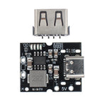 Type-C USB 5V 2A Boost Converter Step-Up Power Module Lithium Battery Charging Protection Board LED Display USB For DIY Charger