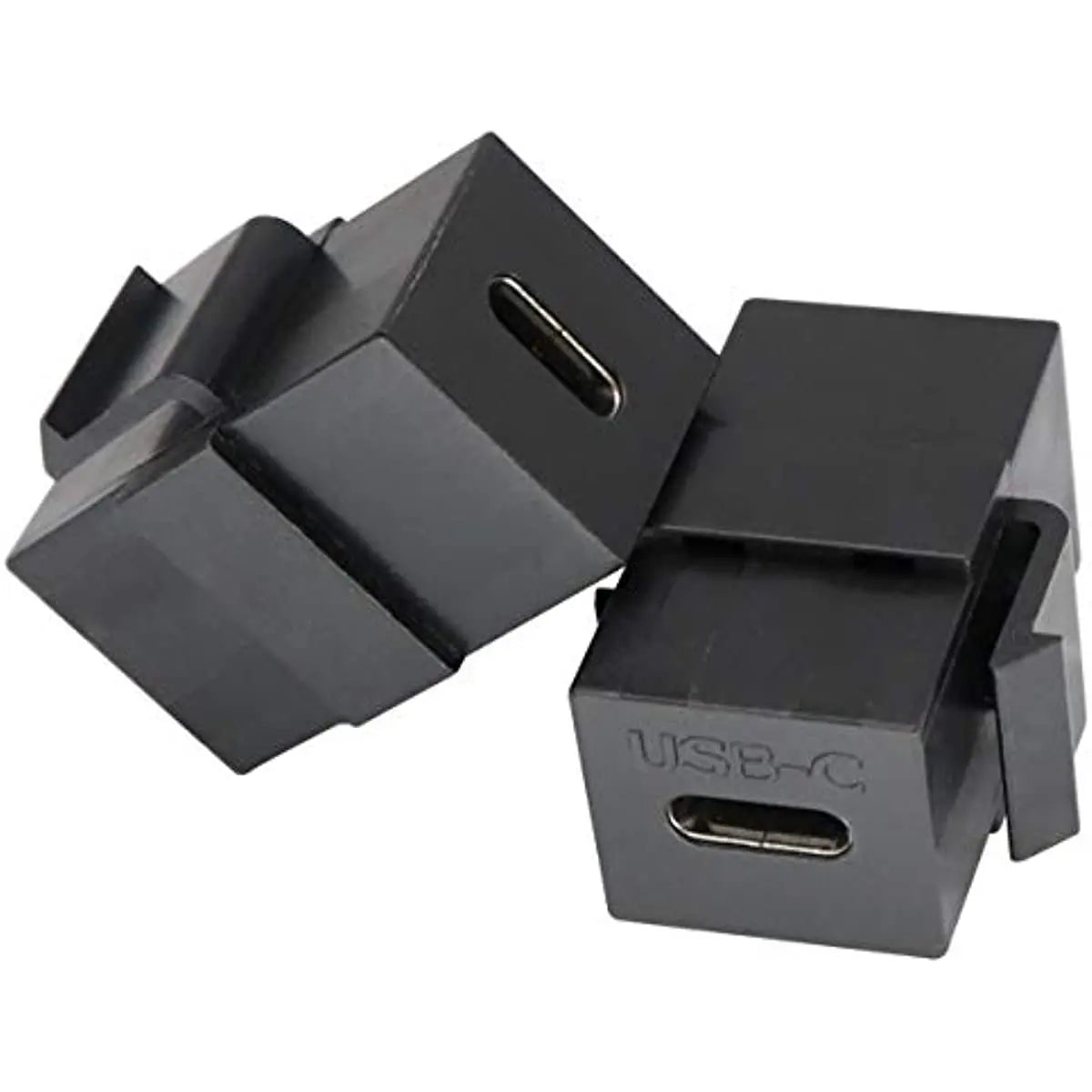 USB C Keystone Jack Inserts Adapter USB 3.1 Type-C Female to Female Insert Socket Coupler Connector for Wall Plate Outlet Panel