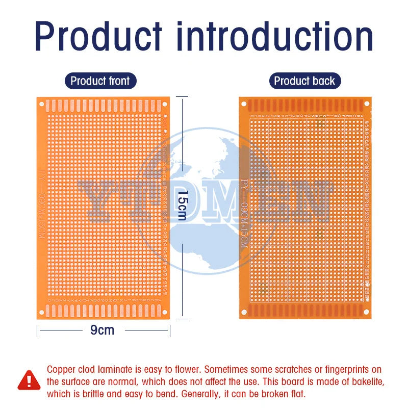 5/10pcs PCB Single Sided PCB Prototype Board 5x7/7x9/9x15/10x15cm DIY Universal Circuit Boards Kit for Arduino Soldering Project