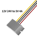 24V to 5V1A-5A 12V to 5V 5A 25W Power Converter Input Voltage 8-36V DC Step-down Module Buck to 5V Switching Power Supply