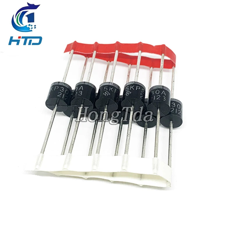 10PCS TVS Diodes P600/R-6 5KP8.5A 5KP9.0A 5KP10A 5KP11A 5KP12A 5KP13A 5KP14A 5KP15A 5KP16A 5KP17A 5KP18A 5KP20A 5KP22A 5KP24A