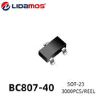 3000PCS/LOT BC807-40 SOT-23 SMD PNP Transistor Mark 5C 45V Small Signal Switch Triode Electronic Components