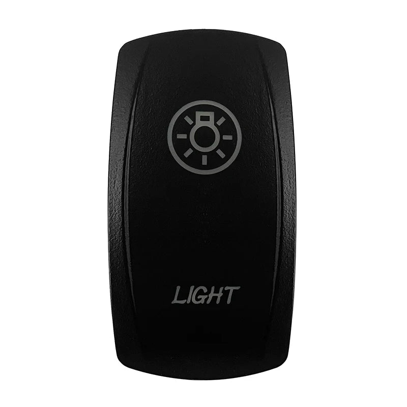 CUSTOM Dual RED Led Laser Etched Rocker Switch ON-OFF ON-OFF-ON (SPST DPDT) for ARB/Carling/NARVA 4x4 Caravan Accessories SUV