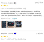 YYAUDIO HiFi Audio Noise AC Power Filter Power Conditioner Power Purifier Surge Protection with EU Outlets Power Strip