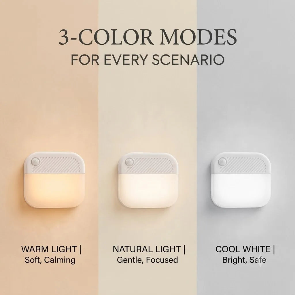 Night Light Motion Sensor With LED Light EU/US Plug Lamps Children'S Night Light Wireless Night Lamp For Bedside Table Bedroom