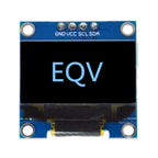0.96 inch OLED IIC Serial White Display Module 128X64 I2C SSD1306 12864 LCD Screen Board GND VCC SCL SDA 0.96" for Arduino Black