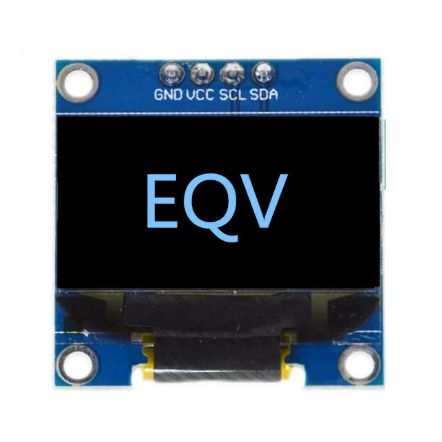 0.96 inch OLED IIC Serial White Display Module 128X64 I2C SSD1306 12864 LCD Screen Board GND VCC SCL SDA 0.96" for Arduino Black