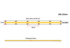 FOB COB LED Strip Lights 3mm 5mm 8mm 10mm 12V 24V Flexible Dimmable LED Tape Easy Install Cuttable 3000K 4000K 6000K LED Tape