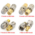 5pcs SMA Male Female to RP SMA N BNC UHF PL259 SO239 TNC Copper Brass Adapter Straight RF Coaxial Connector Converter