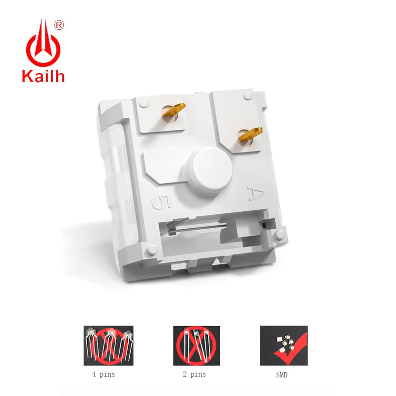 Kailh Box Jade Navy Keyboard Switch Clicky Tactile Switches For DIY Mechanical Keyboard SMD MX 3Pin Switchs Customize Gamer PC