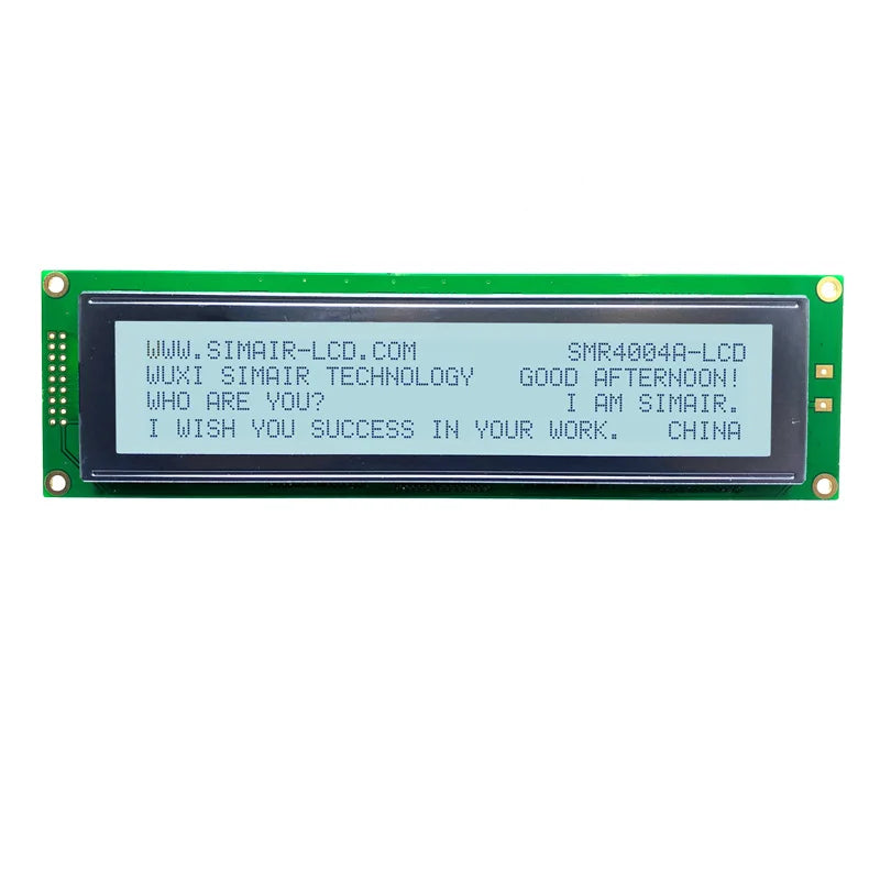 Cob Large 40x4 Character 18 Pin 8 Bit Parallel 5.0v Yellow Green Display Module 4004 16x2 Panel LCD Screen