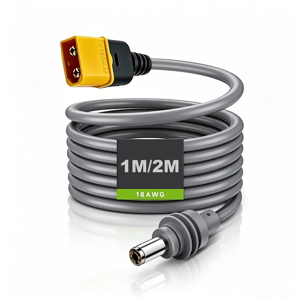 3M/1M Starlink Mini Power Cable XT60 to DC Adapter - XT60 Connector to Starlink Mini DC5521 Waterproof Plug Power Cord 5.5x2.1MM