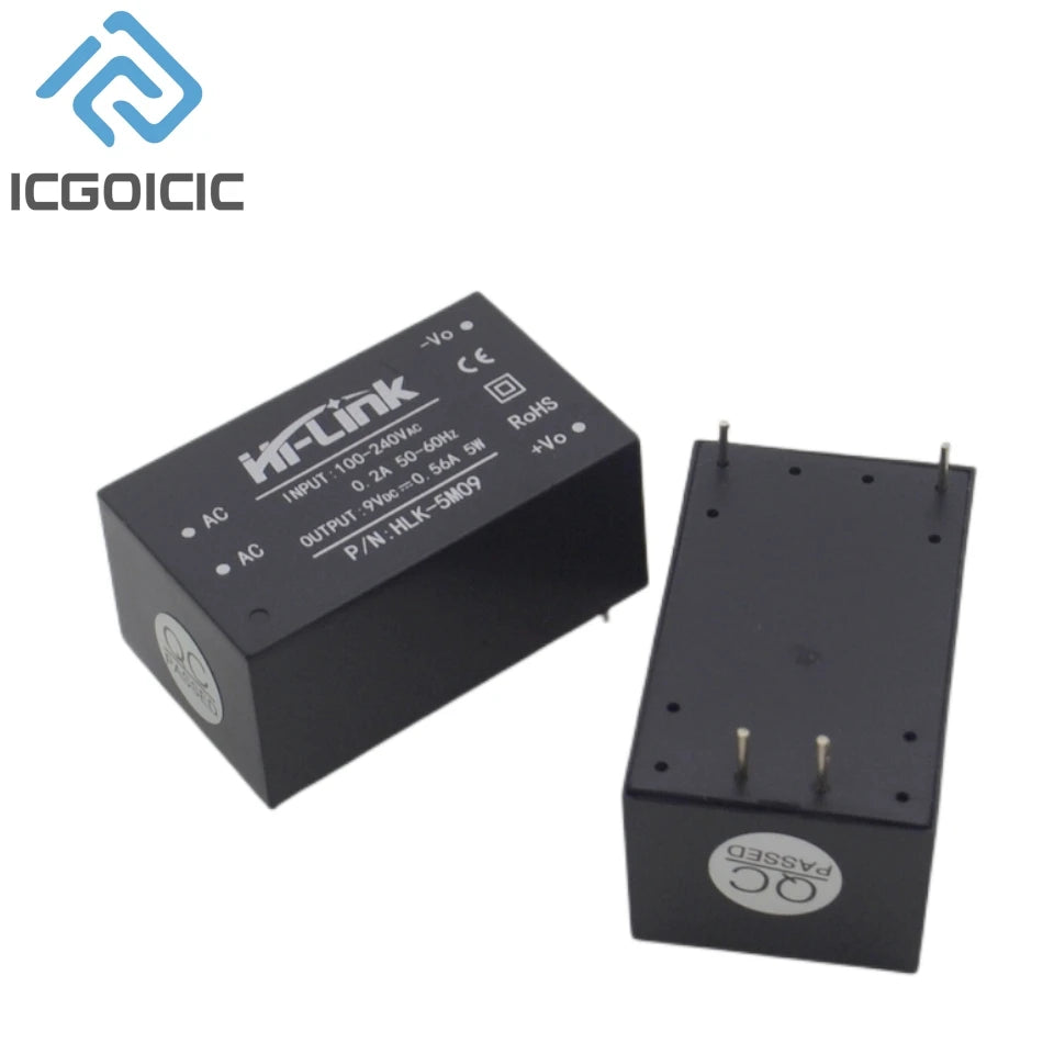 220V to 5V/3.3V/9/12V/24V 3W 5W Mini Power Supply Module Step Down Buck Module AC to DC HLK-5M03/09/12/24 HLK-PM03/09/0612/24