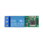 DC 6V 9V 12V 24V Flip-Flop Latch Relay Module 1 Channel Bistable Self-locking Switch Low Pulse Trigger Board for Arduino