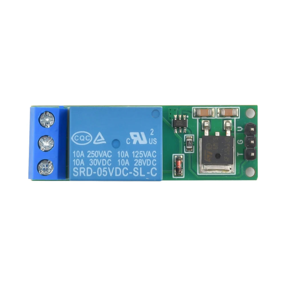 DC 6V 9V 12V 24V Flip-Flop Latch Relay Module 1 Channel Bistable Self-locking Switch Low Pulse Trigger Board for Arduino