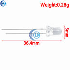 5mm 940nm LEDs Infrared Emitter and IR Receiver Diode 10pairs Diodes 301A
