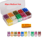 80Pcs 12V 3A 5A 7.5A 10A 15A 20A 25A 30A 35A 40A Standard Blade Car Fuses Assortment Car Blade Fuse Auto Boat Motorcycle Fuse