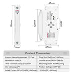 EARU Din Rail Solar Fuses DC 1000V 1500V PV Photovoltaic 20A 25A 30A Fuse Holder Base Solar System Short Circuit Protection GPV