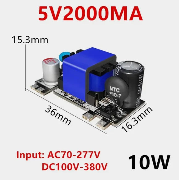 AC-DC 5V 700mA 12V 450mA 9V 500mA 3.5W Precision Buck Converter AC 220V to 5V DC step down Transformer power supply module