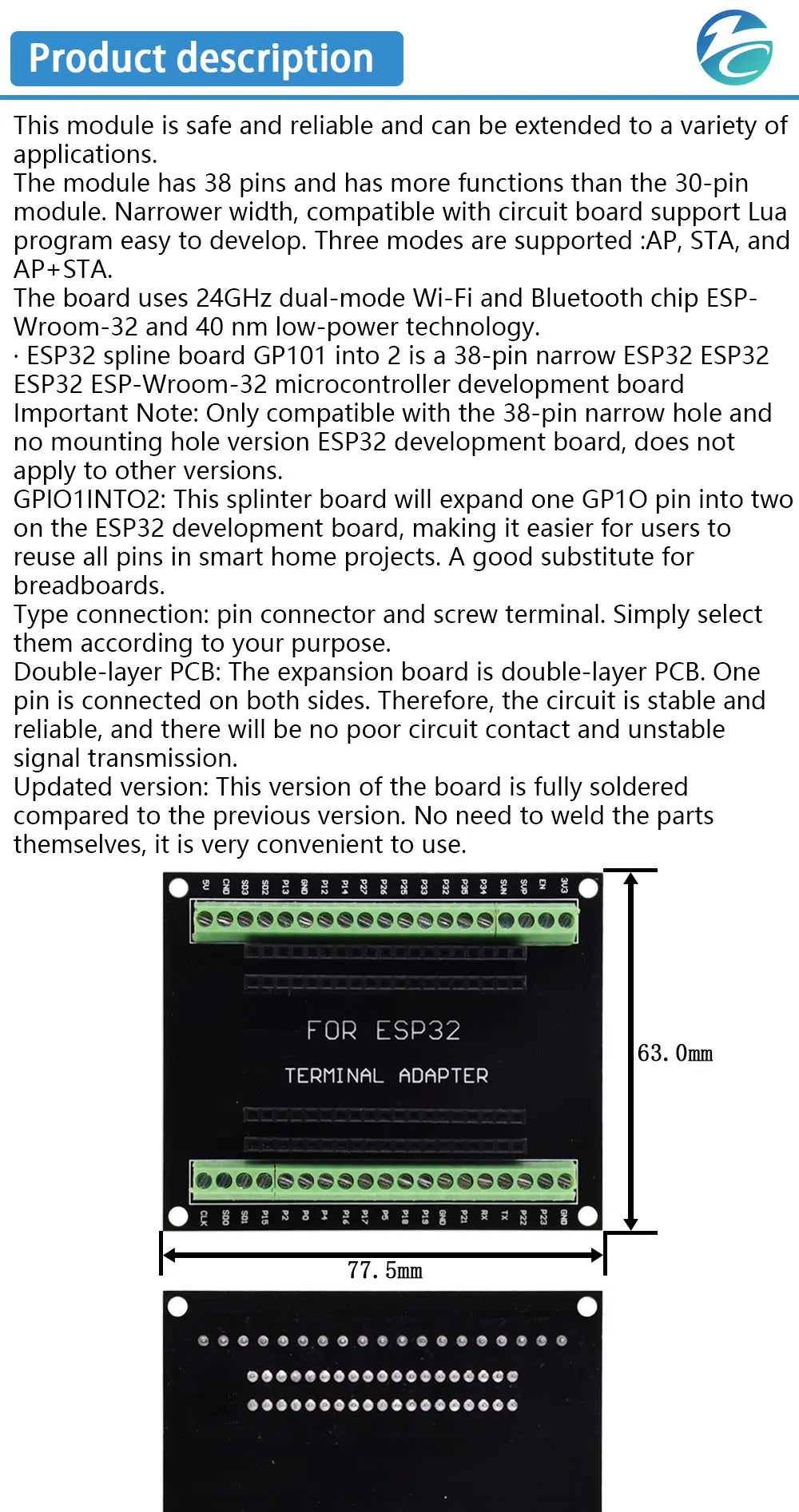 ESP8266 ESP32 CP2102 CH340 NodeMcu V3 V2 D1 MINI Lua Wireless WIFI Module Connector Development Board CP2102 ESP-12E Micro USB