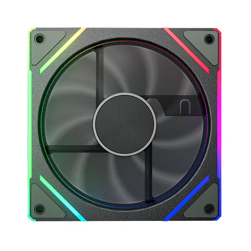 TEUCER Prism  ARGB PC Fan 12cm Computer Case Fan Kit Water Cooler 4pin PWM 5V 3PIN Cooling Fans
