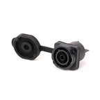 10pcs IN/OUTput 3Pin Waterproof PowerCON True Connector Female Jack,NAC3FX-W Power Female Socket IP65 PowerCon Chassis Connector