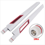 Dual Band Universal WiFi Antenna for Amplifier, WLAN Router, Signal Booster, Male SMA, RP-SMA Male, 12dBi, 2.4G, 5G, 5.8GHz,