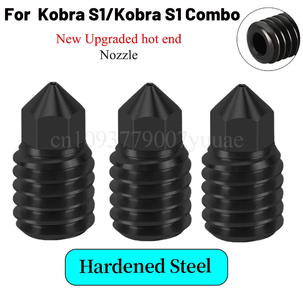 0.25mm All Metal Hotend Upgraded For Kobra S1/S1 Combo New Thermistor and Heater For Kobra S1 Hardened Steel Bimetal Nozzles