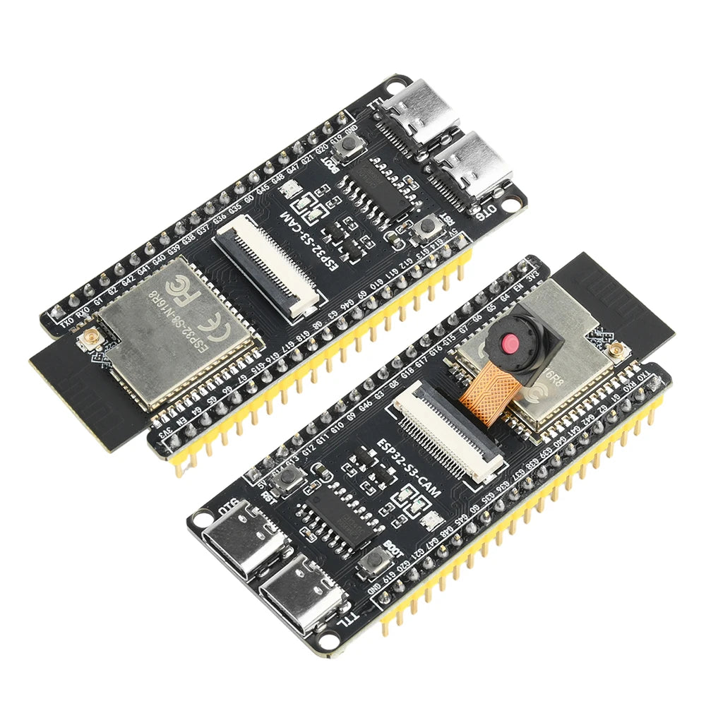 ESP32-S3-Cam Development Board Wifi BT Core Board Camera Module Onboard Esp32-S3-N16R8 Module Ch340 Dual Type-C