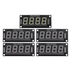 0.56 Inch Digital Display Module TM1637 Driver 4-Digit IC Display Module 7-segment 5V TM1637.h Display Multicolors for Arduino