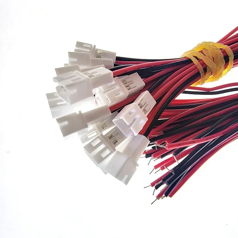 PH 2.0mm 2Pin JST Wire Connectors Pitch JST 2P Micro Male Plug Female Jack Cable Adapter Micro Plug/Jack Socket Terminals 26AWG