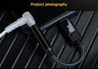 KZ AM02 Portable DAC Decoding Amplifier USB C to 3.5mm Audio Adapter with Professional 4-Stage EQ Tuning