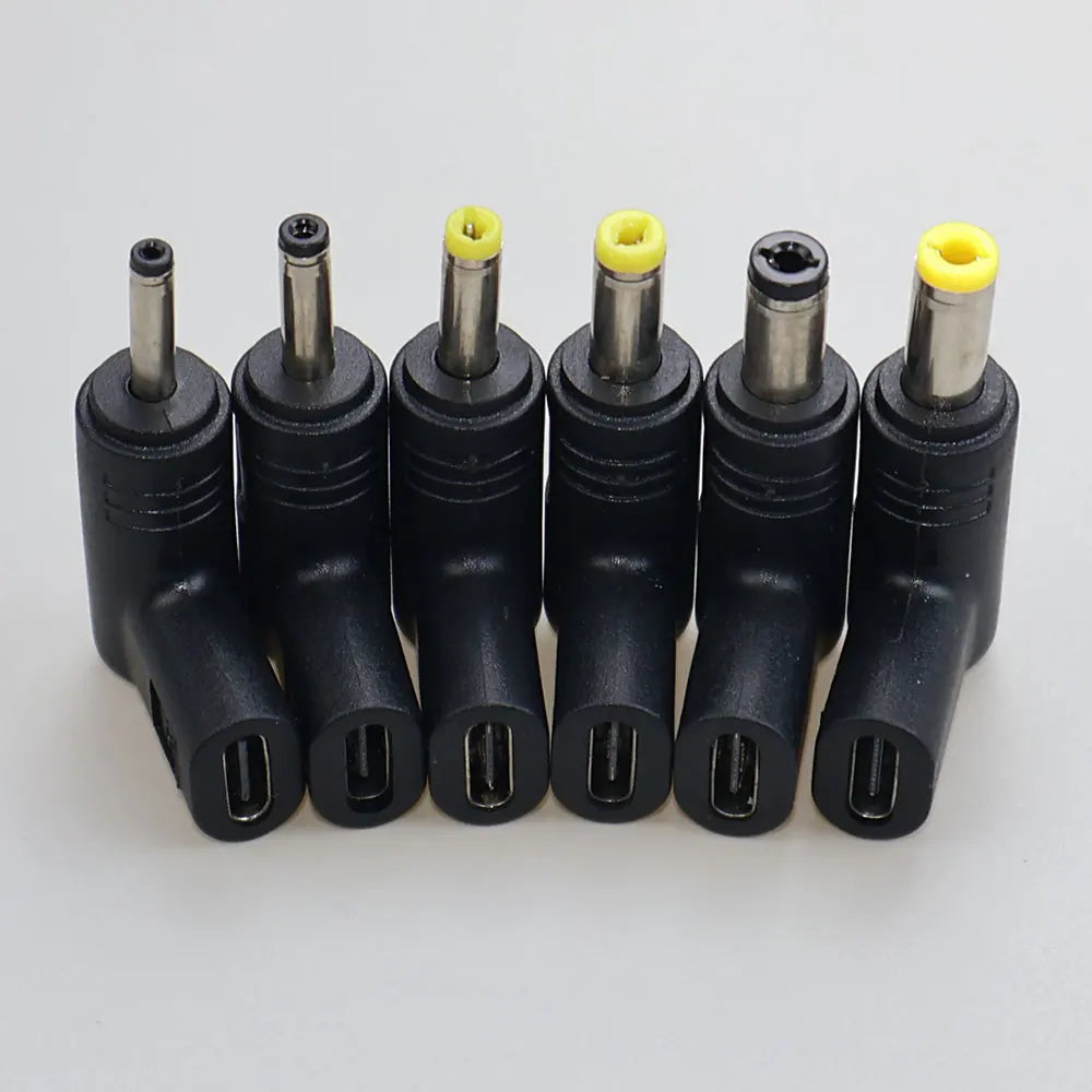 5V 9V 12V 15V 19.5V TypeC to DC Jack Plug Charge Adapter Converter for Router Tablet Fan USB C PD to DC Power Connector
