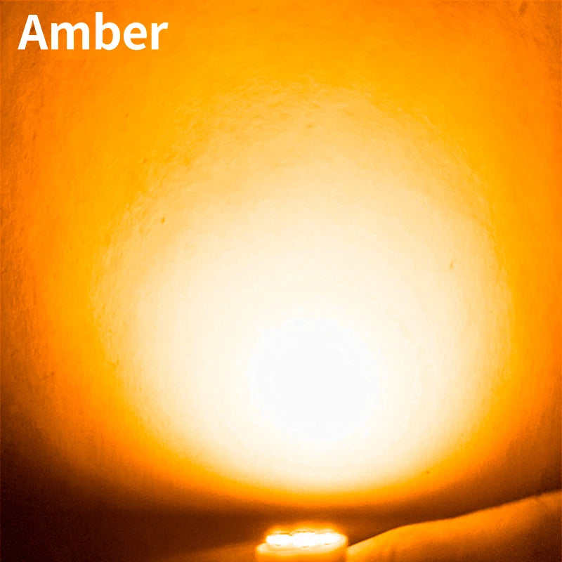 10PCS BA9S 44 47 T11 T4W Bayonet AC 6V 1206 3020 8SMD LED Pinball Machine Light Bulb Lamp  Automobile Bulb