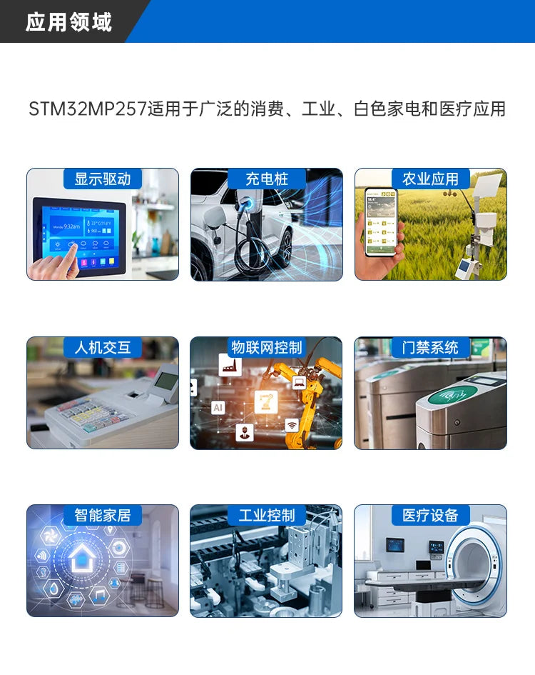 STM32MP257 Core Board, ARM Cortex-A35 & M33 Heterogeneous Processor, Embedded Linux Edge AI Industrial Control Module